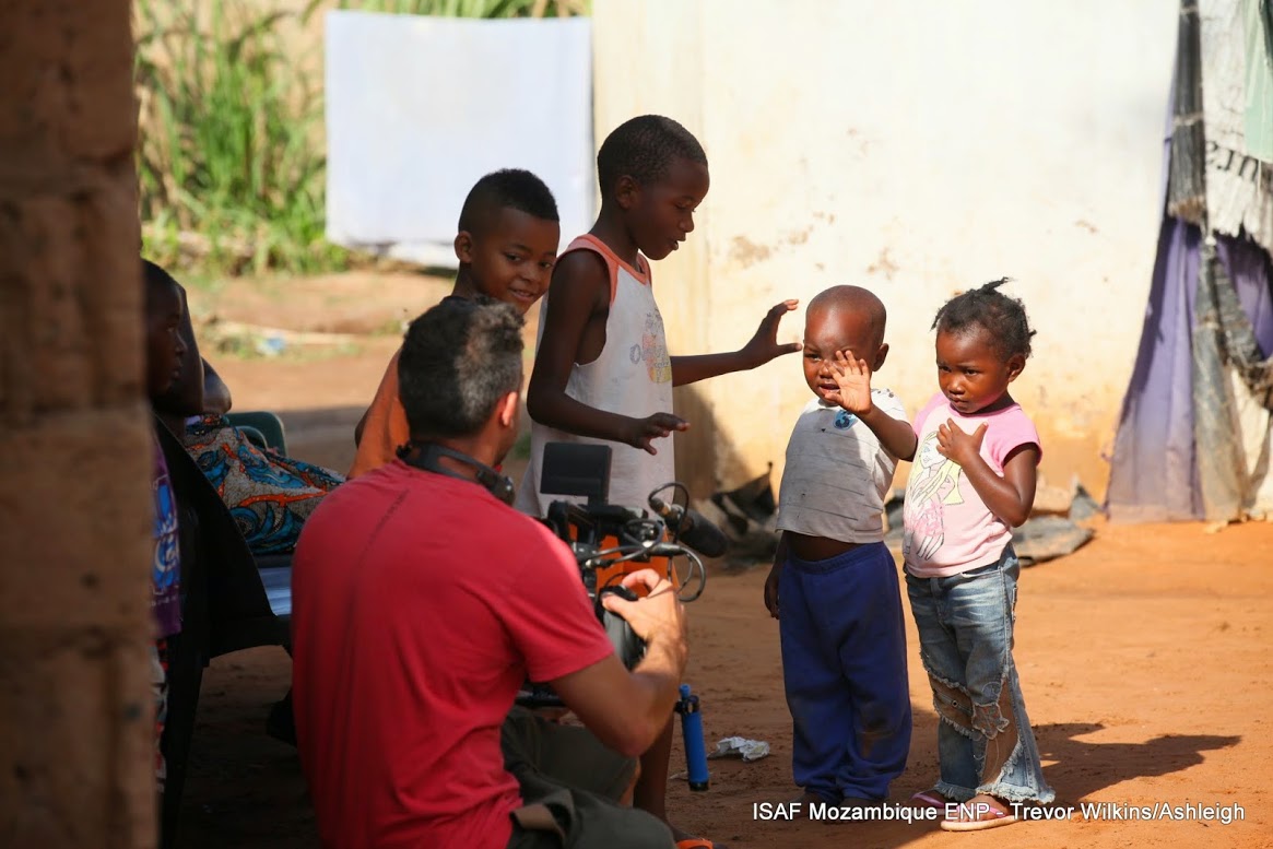 working as a cameraman in africa