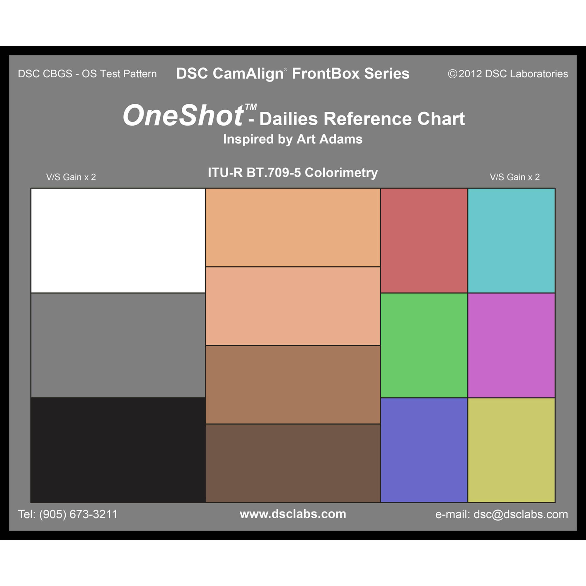 Camera Colour Chart