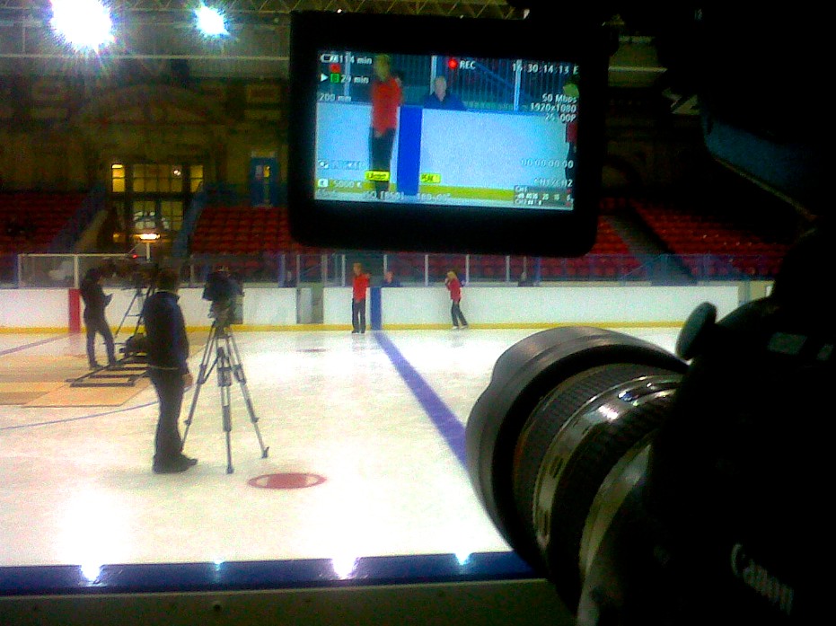 dancing on ice shoot 